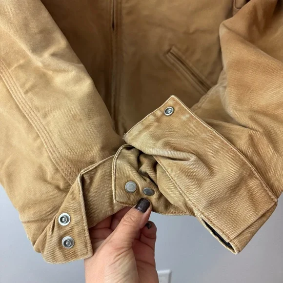 Vintage Carhartt Detroit Blanket Lined J01 BRN MADE in USA Size 44 (L ) - Picture 3 of 15